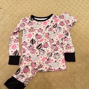 Birdie Bean Pumpkin PJs 5T